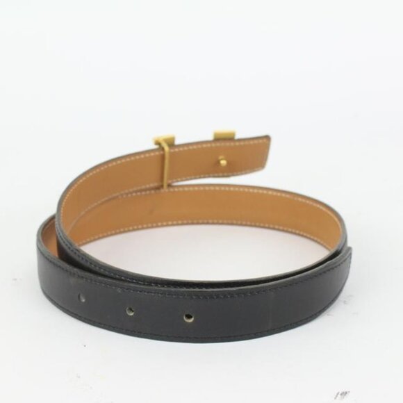 Hermès Black x Brown 24mm Reversible H Logo Belt main image 6